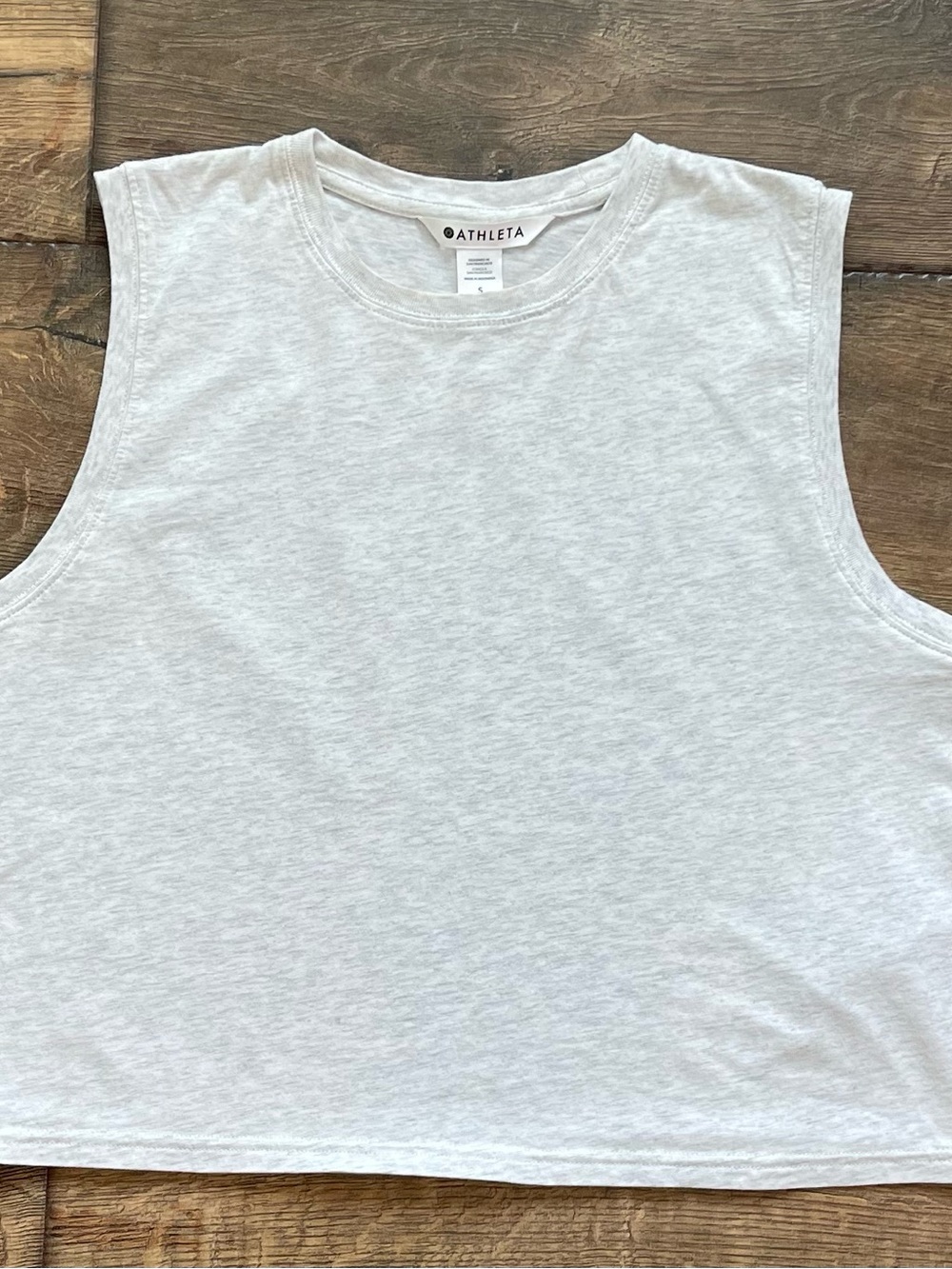 Athleta Light Heather Gray Women's Tank Top